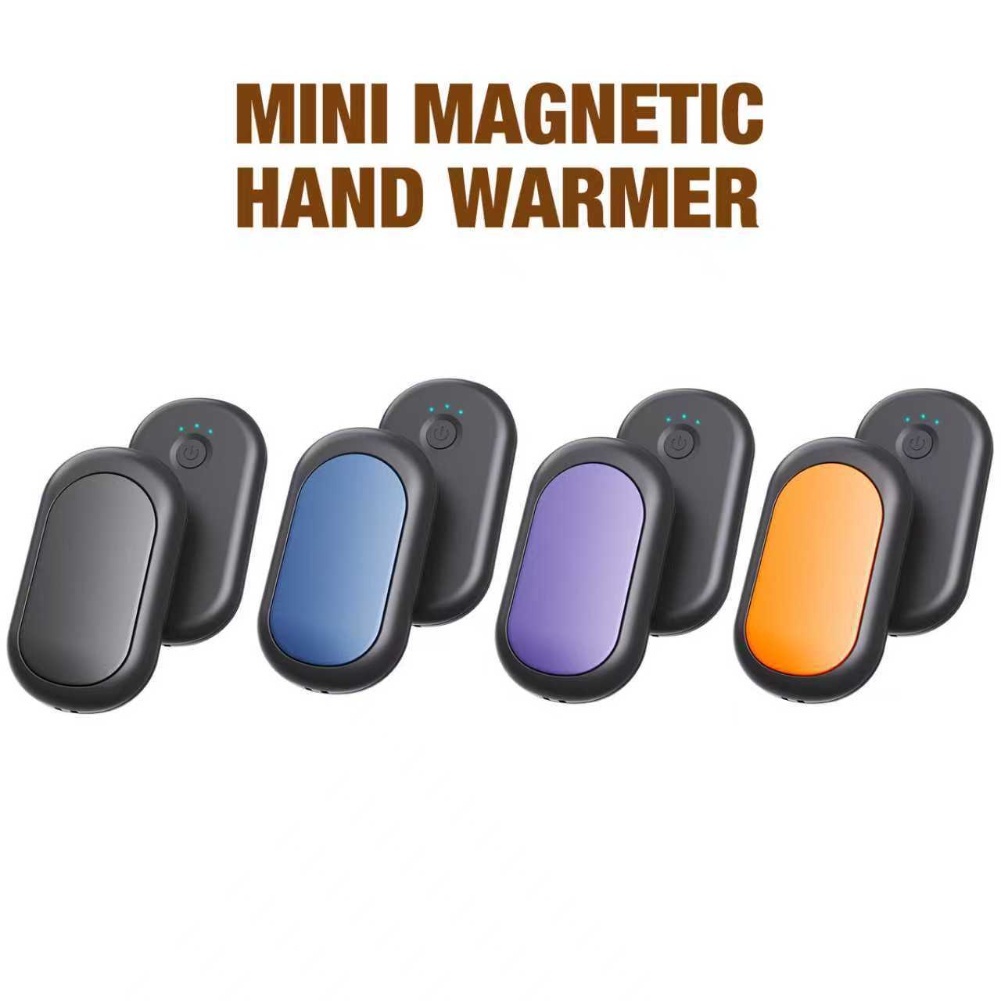 Renewable Energy Sources - Magnetischer Handwärmer 2-in-1 USB-Ladegerät Powerbank Tragbarer
