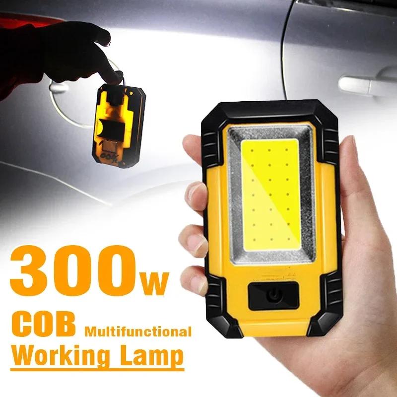 Renewable Energy Sources - 4000MAH wiederaufladbare Arbeitsleuchte 30W superhelle COB-Taschenlampe