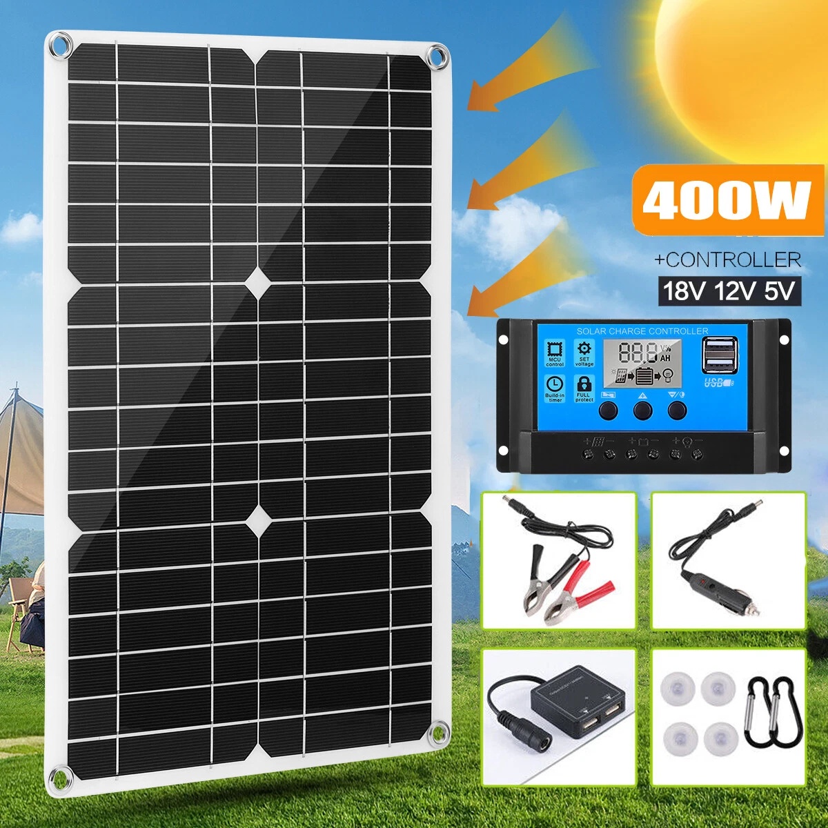 400W Halbflexibles Solarpanel- – Rv Solar Kit 400W Bewertung und Preis