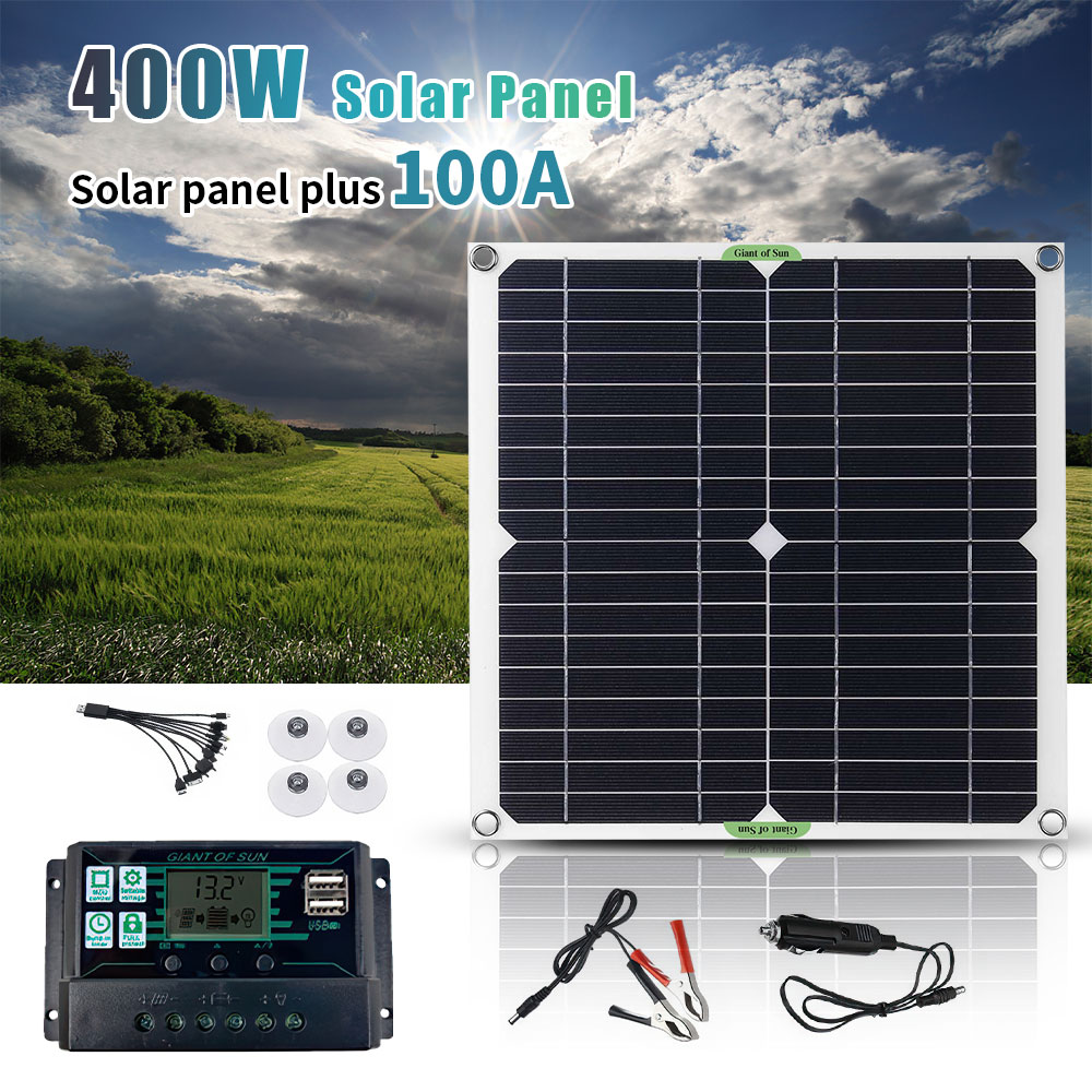 Tragbares 400W Solarpanel-Kit  – Rv Solar Kit 400W Bewertung und Preis