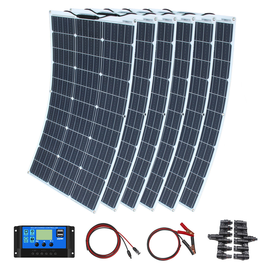 Solarpanel-Set 100W 200W 300W  – Rv Solar Kit 400W Bewertung und Preis